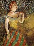 Edgar Degas New Singer France oil painting artist